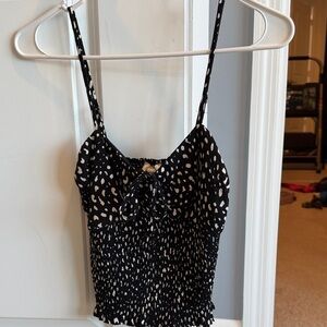 Stylish Black and White Women's Top